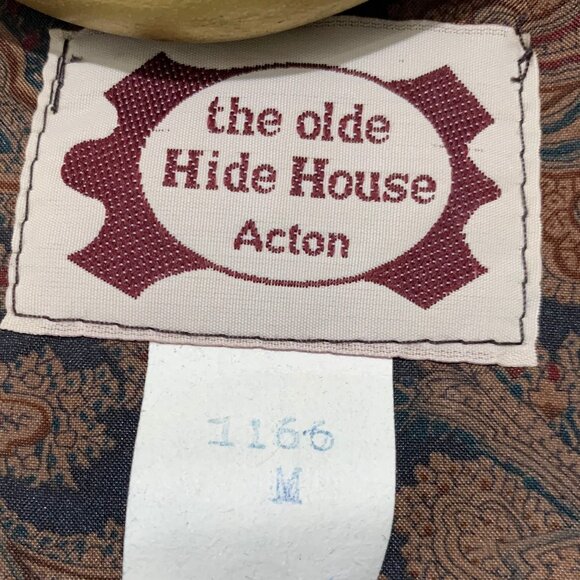 THE OLDE HIDE HOUSE ACTON VINTAGE LEATHER/SUEDE SKIRT SET SIZE M - Picture 9 of 9